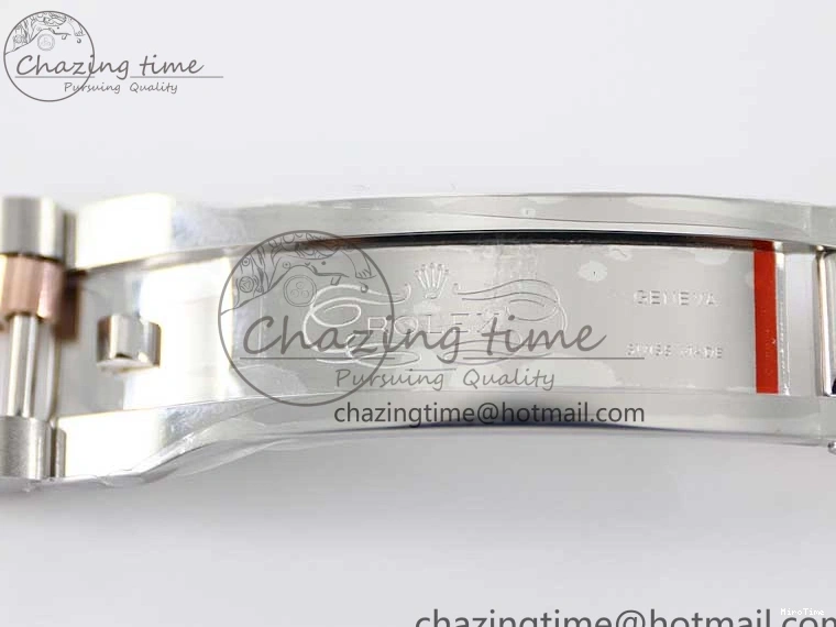 MiroTime 0310 Tailored DateJust 41 126331 SS RG TWF 1:1 Best Edition 904L Steel Gray Dial Green Roman on SS RG Jubilee Bracelet VR 2450